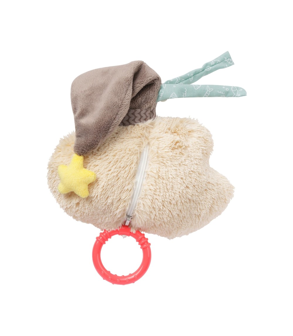 Spieluhr Wolke mit Mütze 14cm