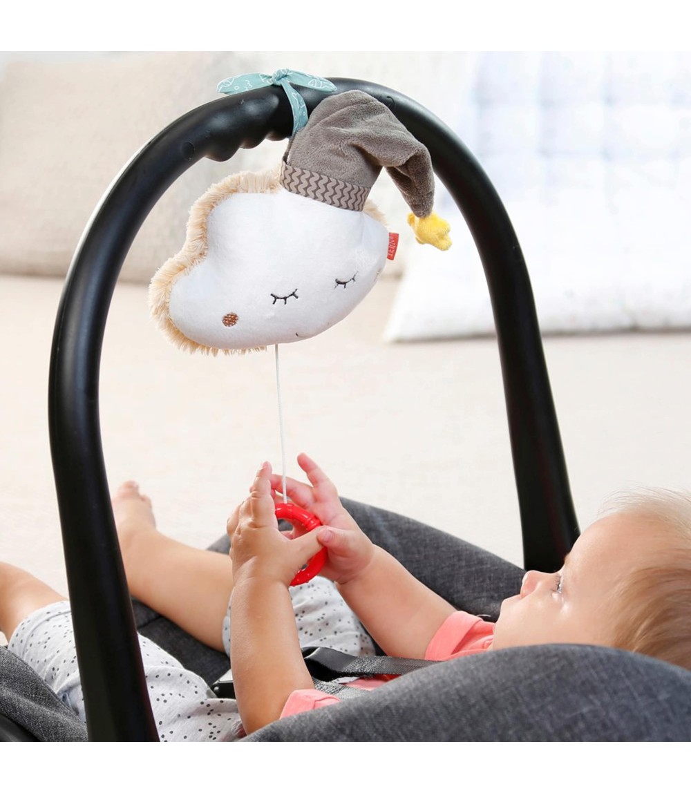 Spieluhr Wolke mit Mütze 14cm