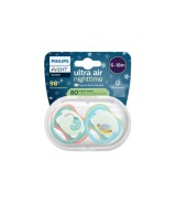 2er-Pack Schnuller ultra air Nighttime