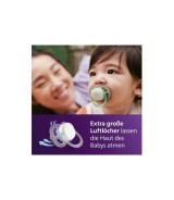 2er-Pack Schnuller ultra air Nighttime, 6-18M