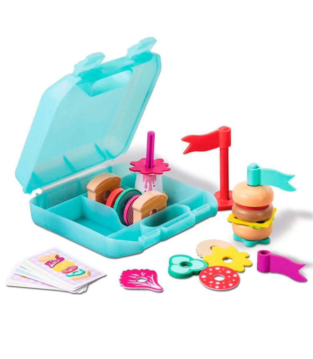 Steck- und Spiel-Set: Fingerfood