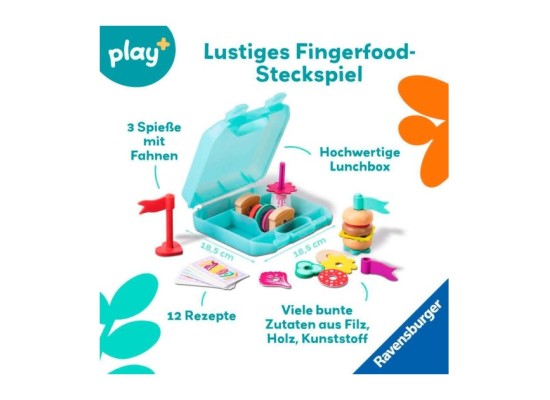 Steck- und Spiel-Set: Fingerfood