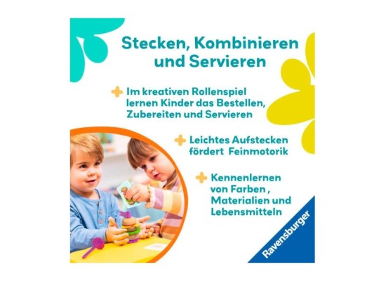 Steck- und Spiel-Set: Fingerfood