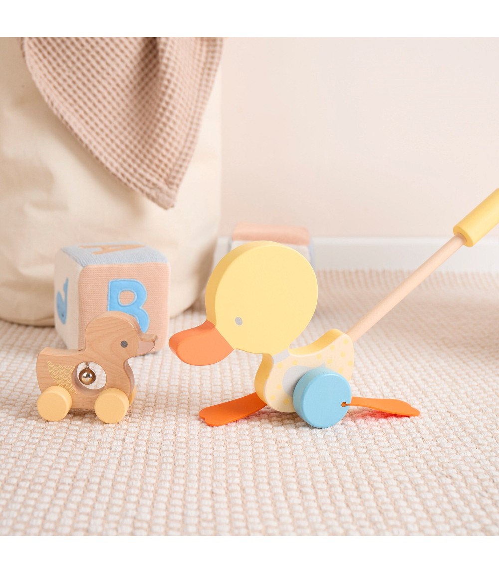 Schiebespielzeug Holz Ente - ab 12 Monate