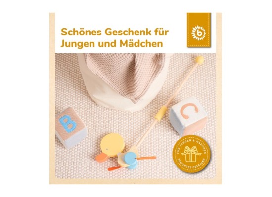 Schiebespielzeug Holz Ente - ab 12 Monate