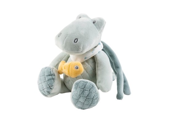 Mini-Spieluhr Krokodil Romeo 23cm