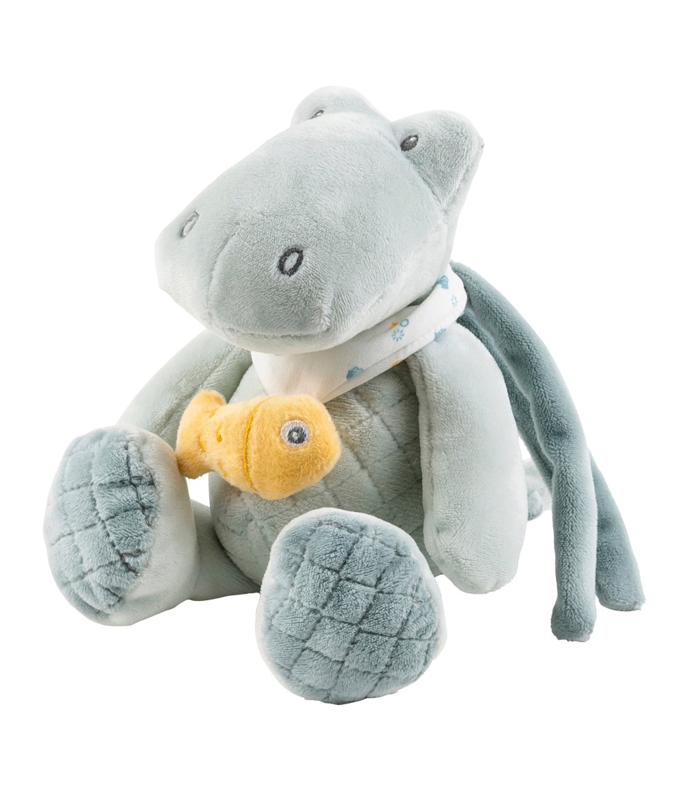 Mini-Spieluhr Krokodil Romeo 23cm