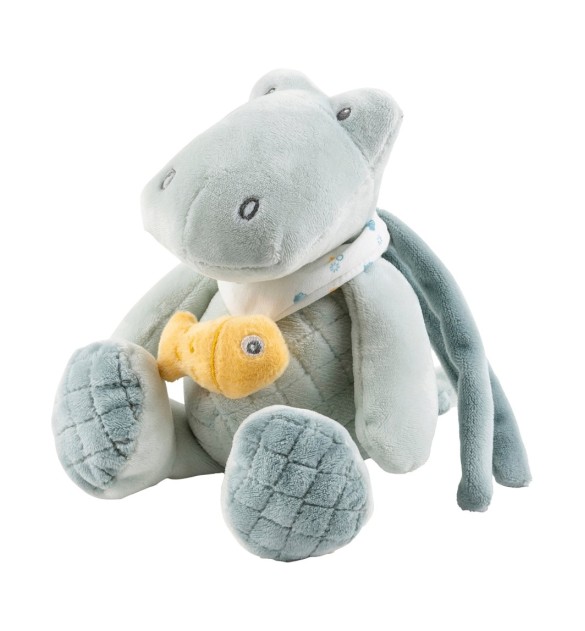 Mini-Spieluhr Krokodil Romeo 23cm