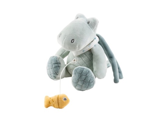 Mini-Spieluhr Krokodil Romeo 23cm