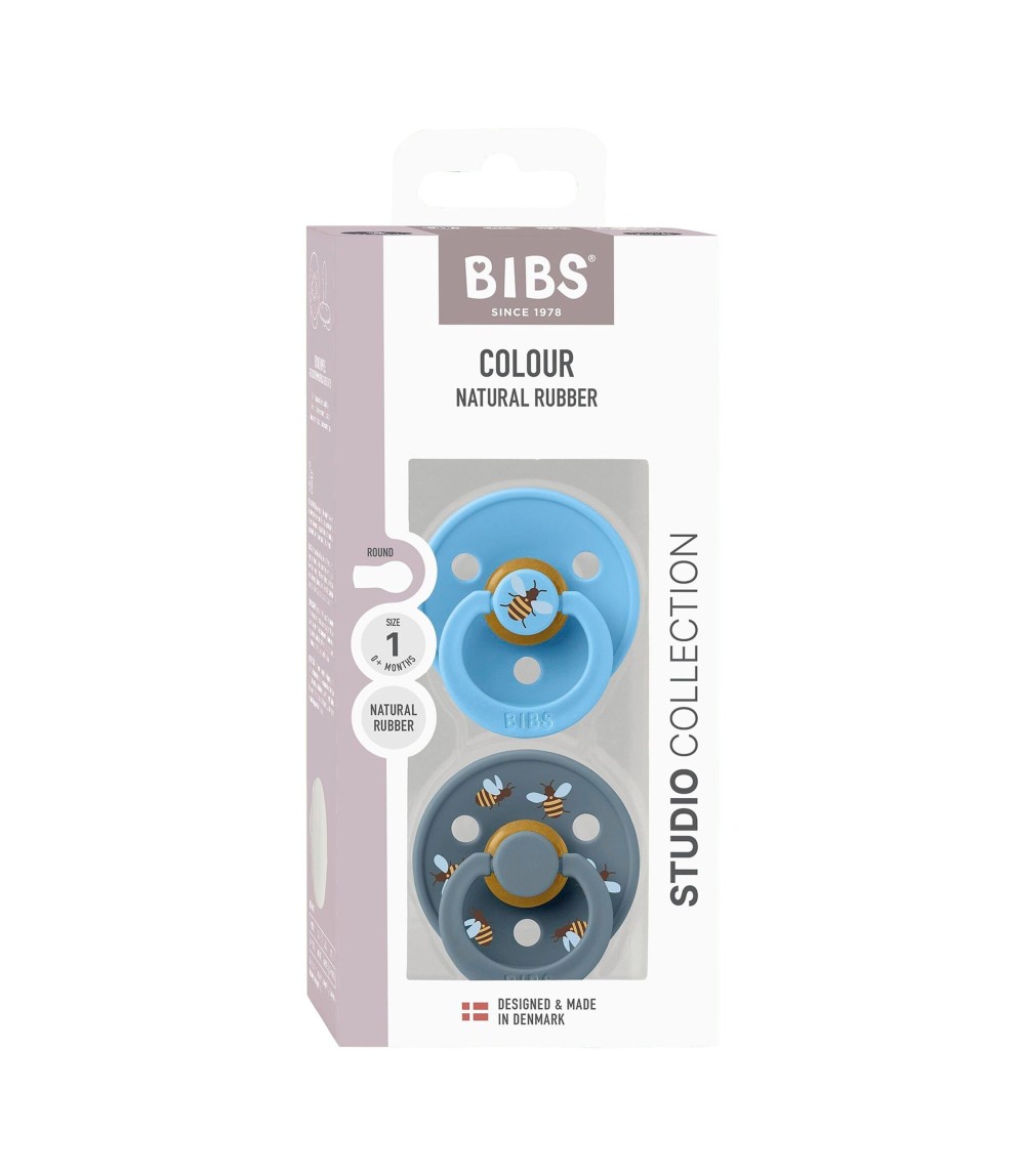 2-er Pack Studio Collection Schnuller Latex, 0-6M