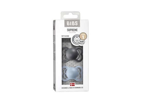 2er-Pack Supreme Schnuller Silikon, 0-6M