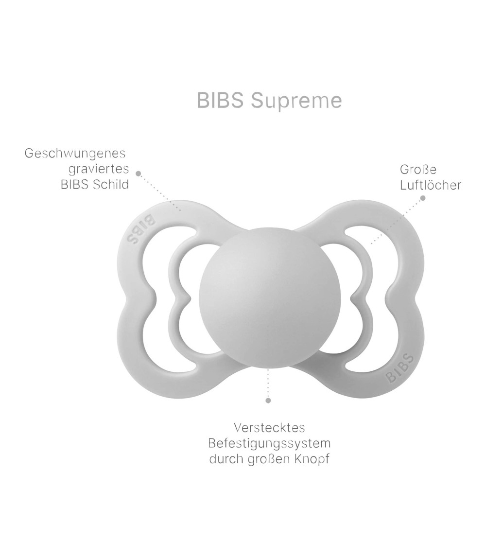 2er-Pack Supreme Schnuller Silikon, 0-6M