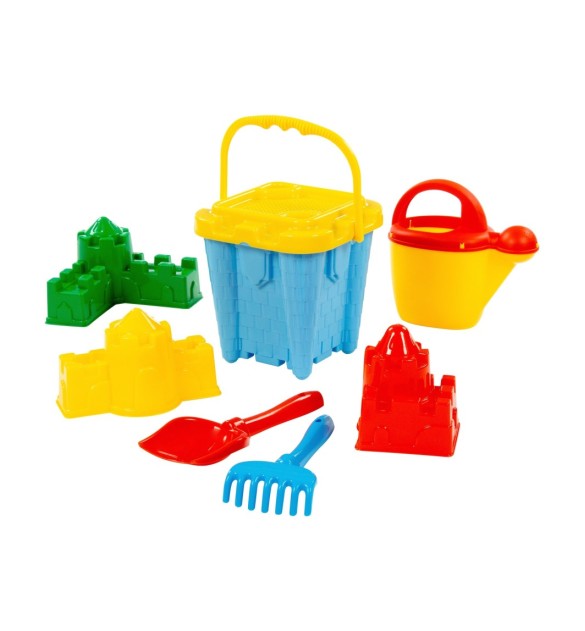 Sandspielzeug-Set Burg 8-tlg.