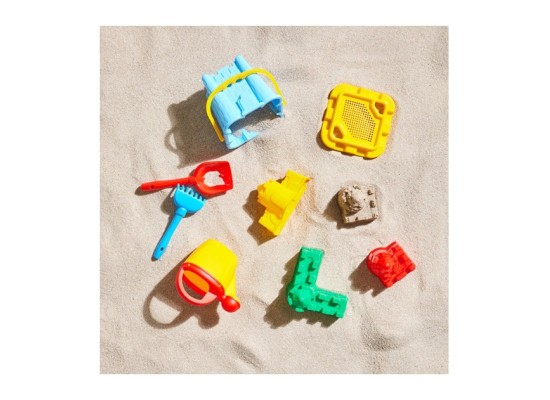 Sandspielzeug-Set Burg 8-tlg.