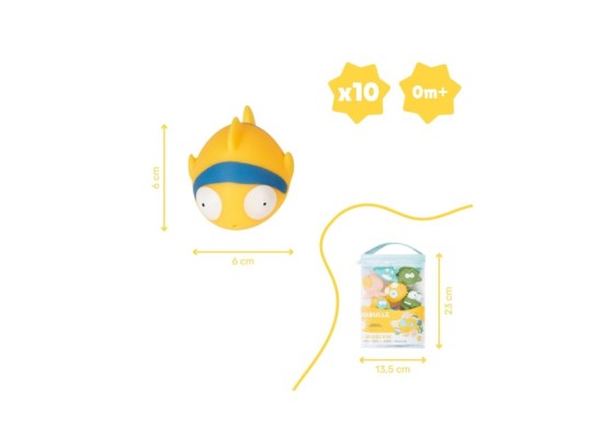 Spritzfiguren 10er Set Rigolos Splash