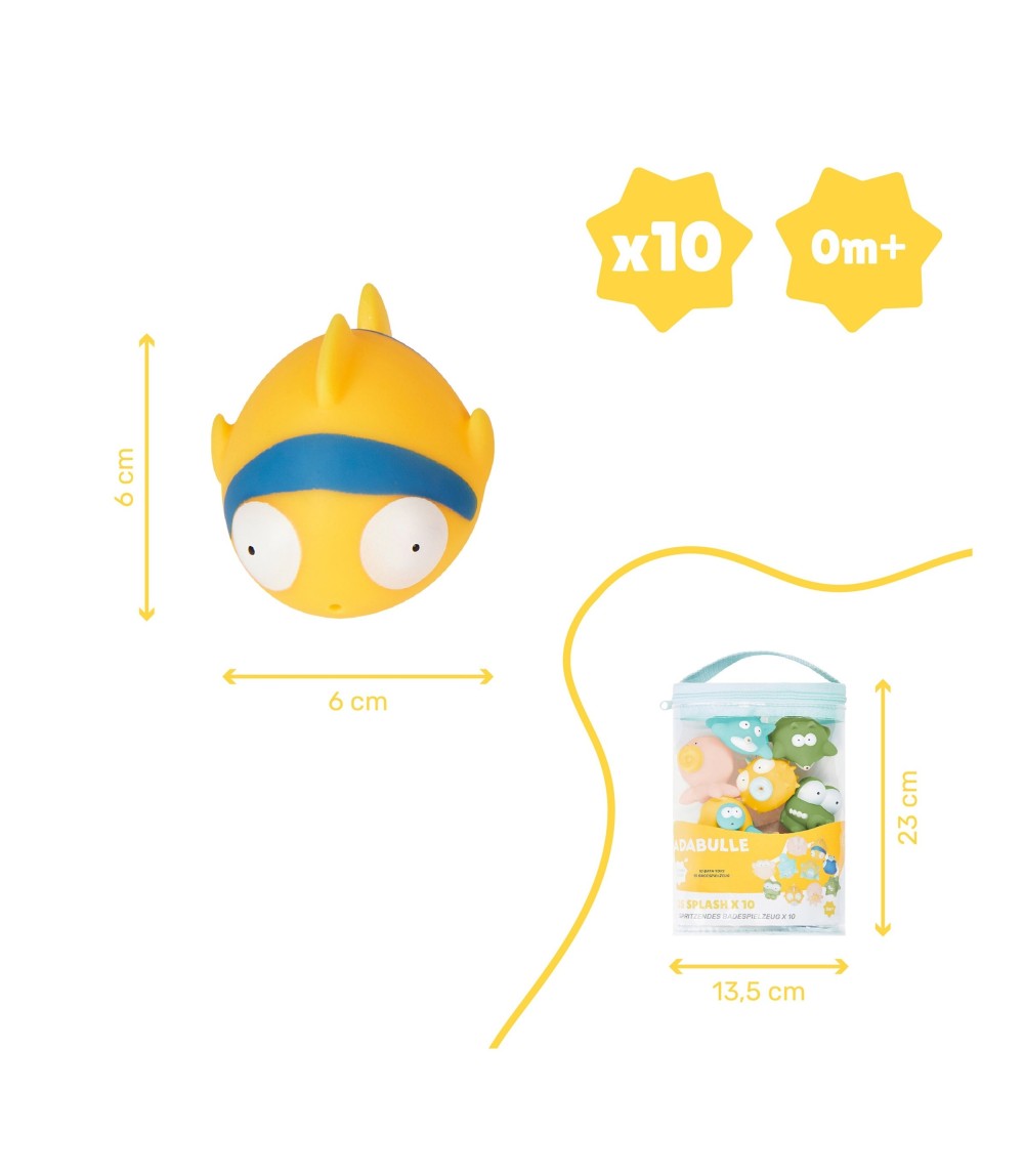 Spritzfiguren 10er Set Rigolos Splash
