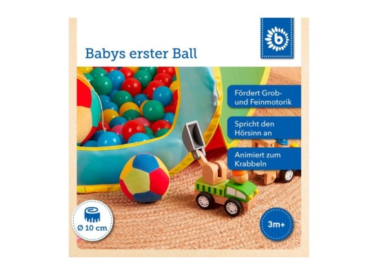 Ball Kleinkinder mit Rassel - ab 6 Monate