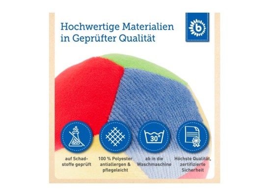 Ball Kleinkinder mit Rassel - ab 6 Monate