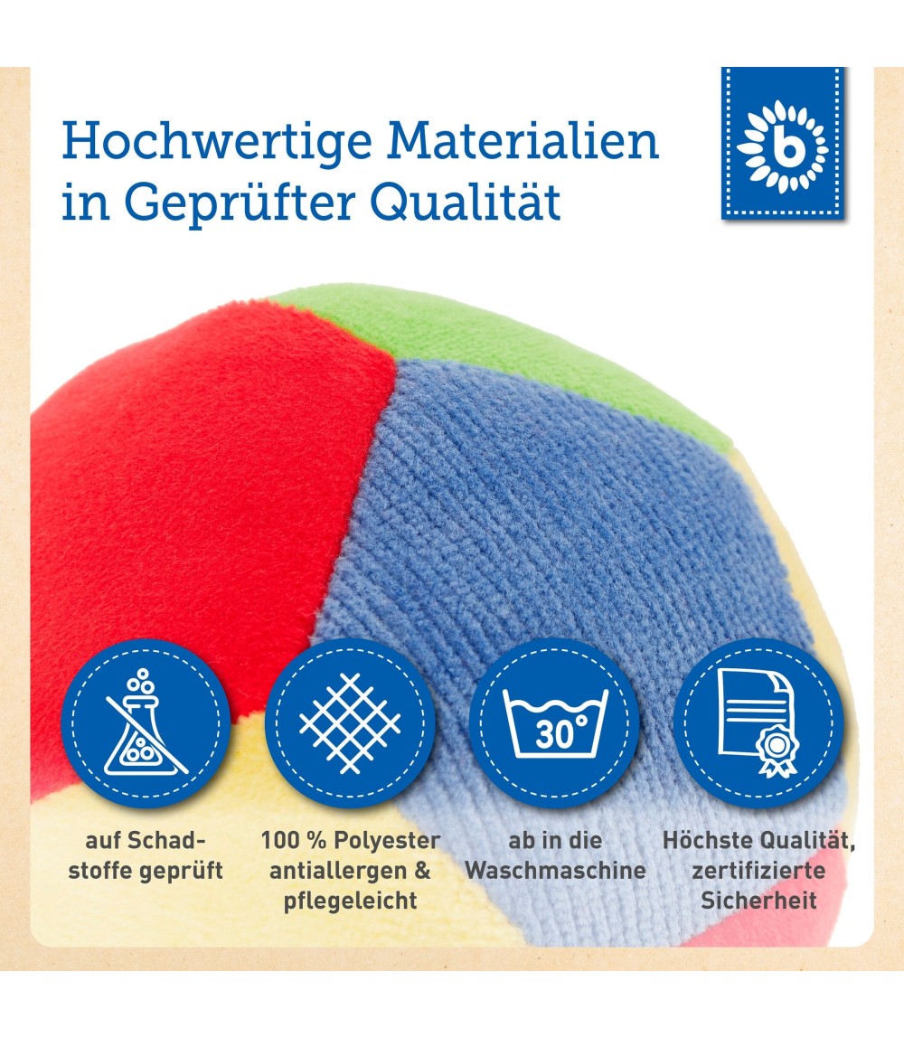 Ball Kleinkinder mit Rassel - ab 6 Monate
