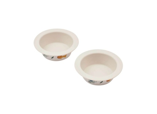 2er-Set Schale mit Saugfuß Peony