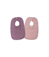 2er-Pack Lätzchen mit Druckknopf 26x40 cm