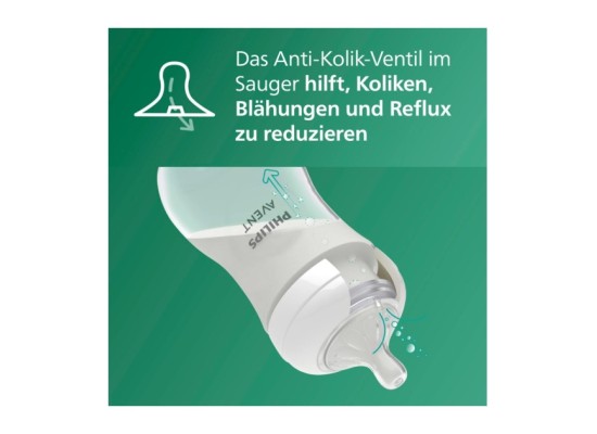 Babyflasche Natural Response, Glas, 240ml, ab 1M