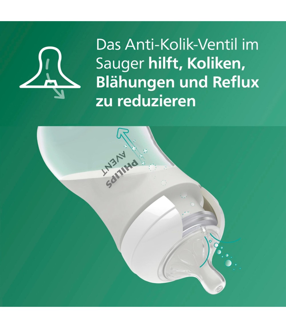 Babyflasche Natural Response, Glas, 240ml, ab 1M