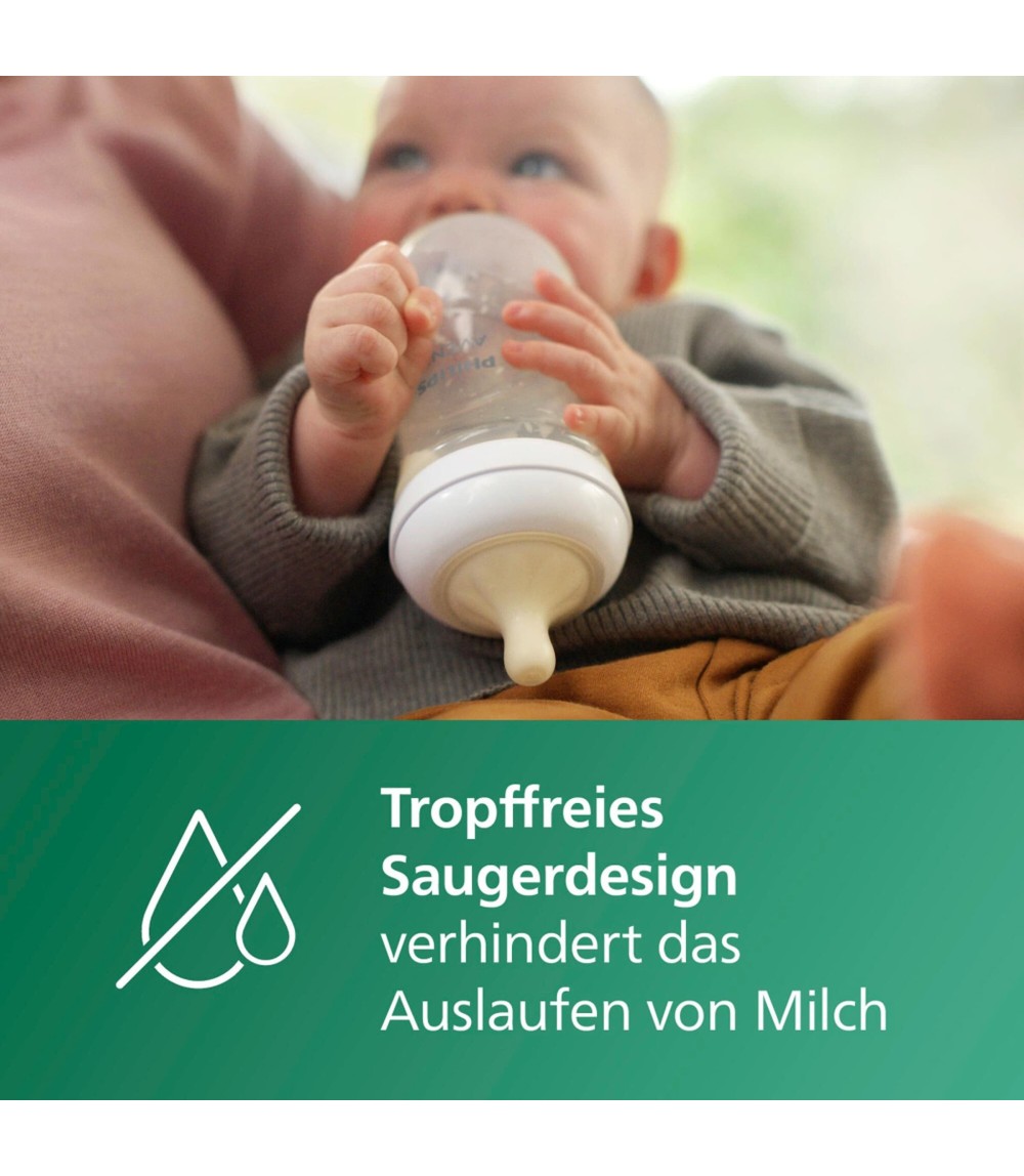 Babyflasche Natural Response, Glas, 240ml, ab 1M