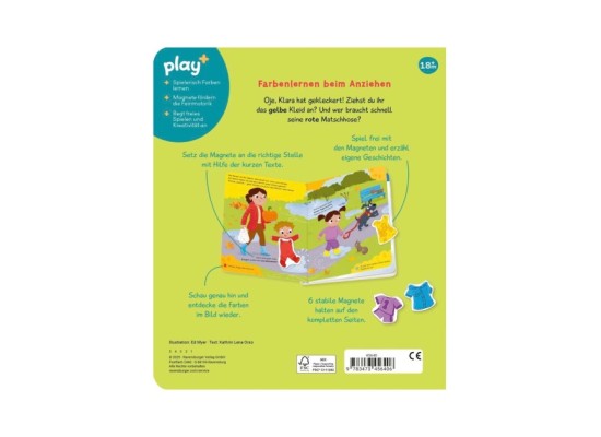 Pappbilderbuch Komm, wir lernen Farben