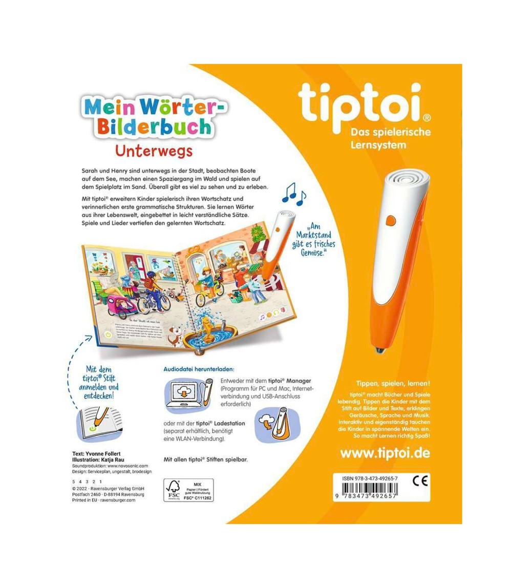 Mein Wörter-Bilderbuch - Unterwegs