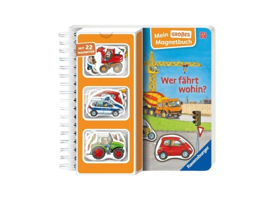 Mein großes Magnetbuch - Wer fährt wohin?