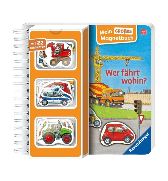 Mein großes Magnetbuch - Wer fährt wohin?