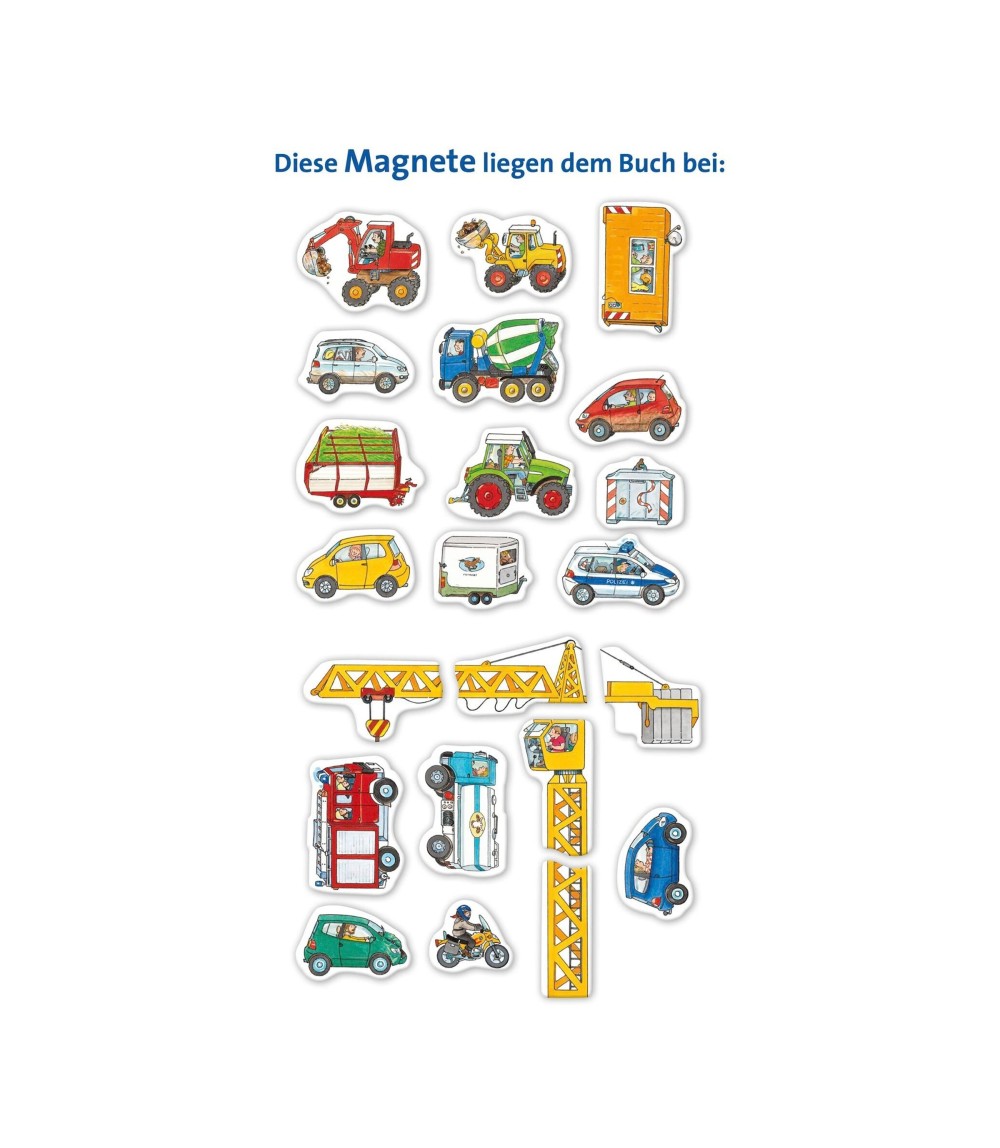 Mein großes Magnetbuch - Wer fährt wohin?
