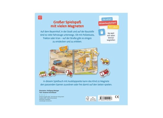 Mein großes Magnetbuch - Wer fährt wohin?
