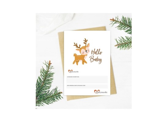 Geschenkgutschein Hallo Baby