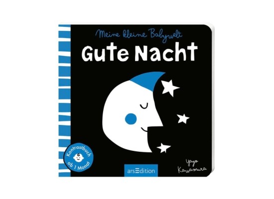 Pappbilderbuch Meine kleine Babywelt: Kontrastbuch Gute Nacht