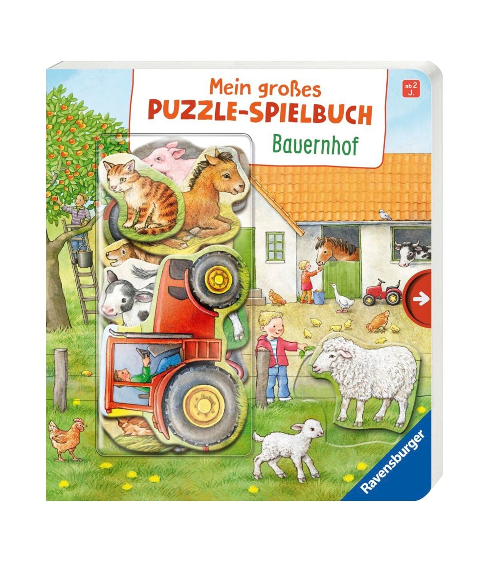 Mein großes Puzzle-Spielbuch Bauernhof