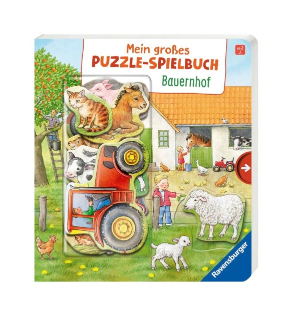 Mein großes Puzzle-Spielbuch Bauernhof