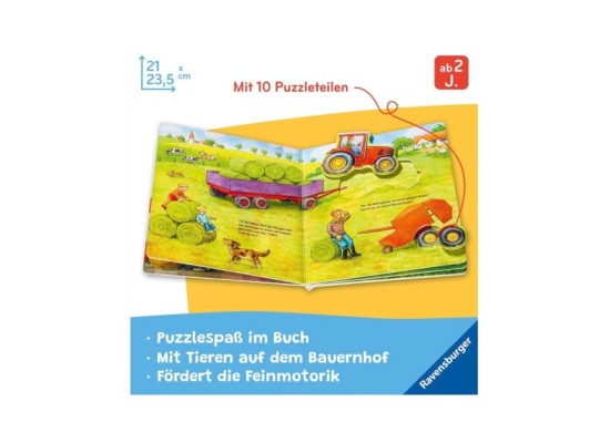 Mein großes Puzzle-Spielbuch Bauernhof
