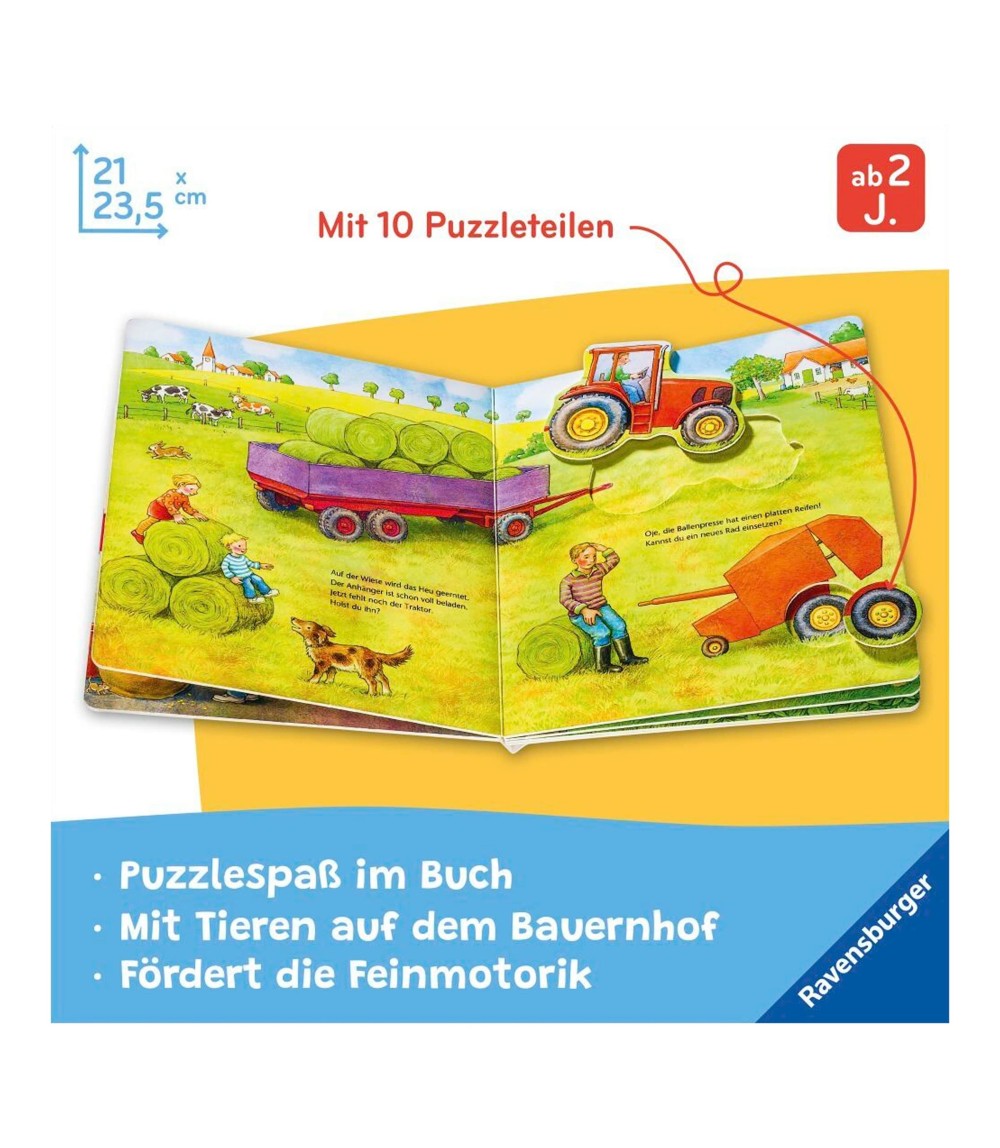 Mein großes Puzzle-Spielbuch Bauernhof