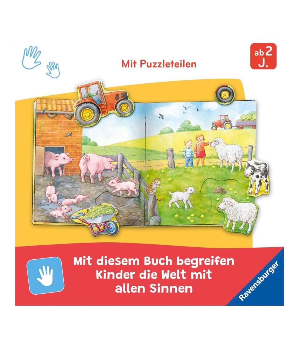 Mein großes Puzzle-Spielbuch Bauernhof