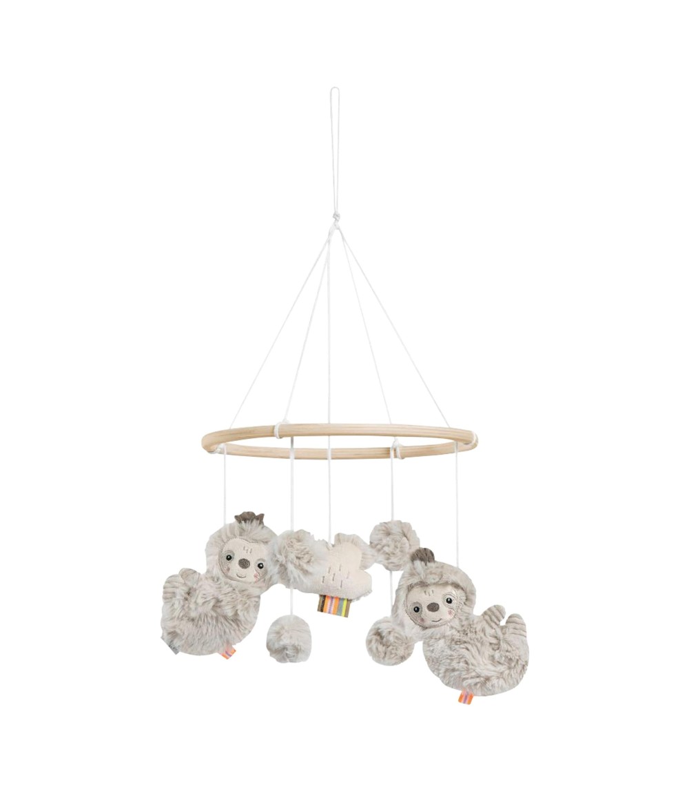 Holz-Mobile Faultier 22cm