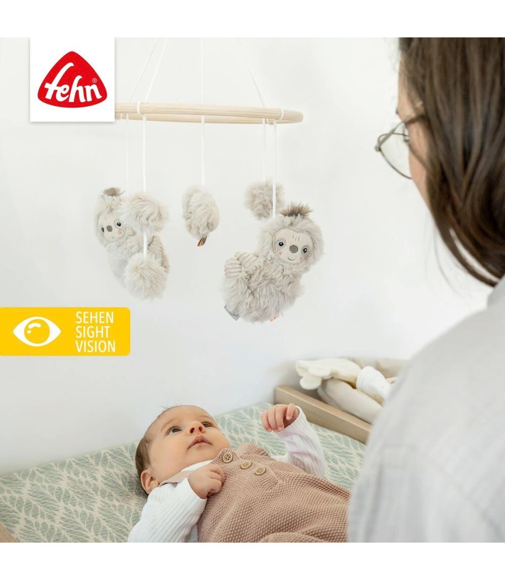 Holz-Mobile Faultier 22cm