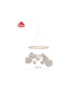 Holz-Mobile Faultier 22cm