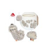 Holz-Mobile Faultier 22cm