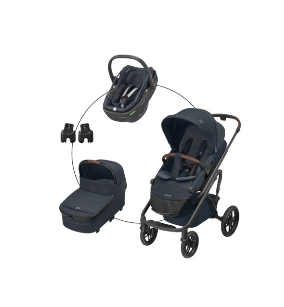 Kombikinderwagen Lila XP+ Trio-Set inkl. Babyschale Coral 360 i-Size