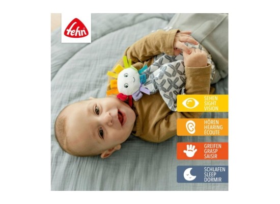 Musselin Schmusetuch Sonne 38cm