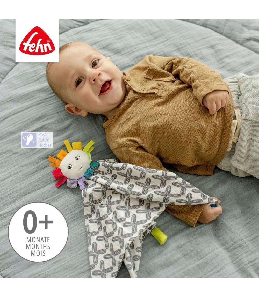 Musselin Schmusetuch Sonne 38cm