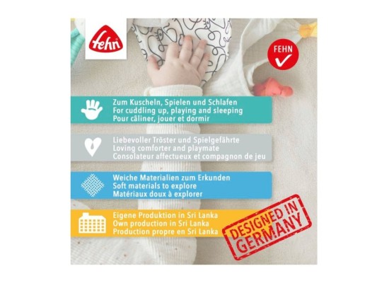 Musselin Schmusetuch Sonne 38cm