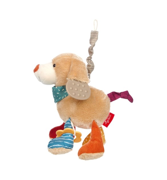 Babyschalenanhänger Hund Yellow